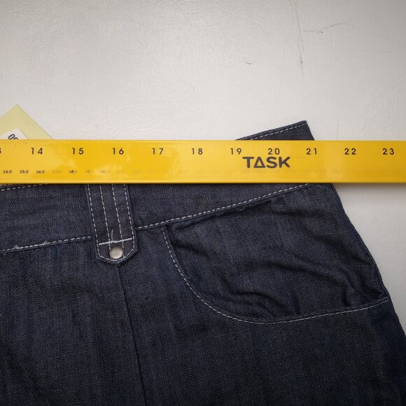 NWT C.J. Banks Ladies Size 2X A-line Midi Denim Skirt w/ Embroidered Bottom - Picture 10 of 11